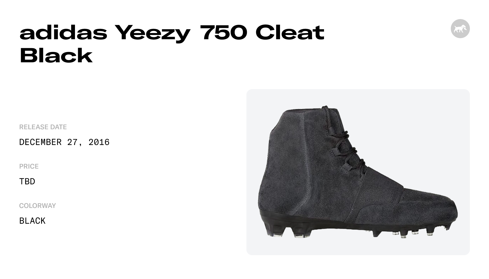 adidas Yeezy 750 Cleat Black Raffles and Release Date