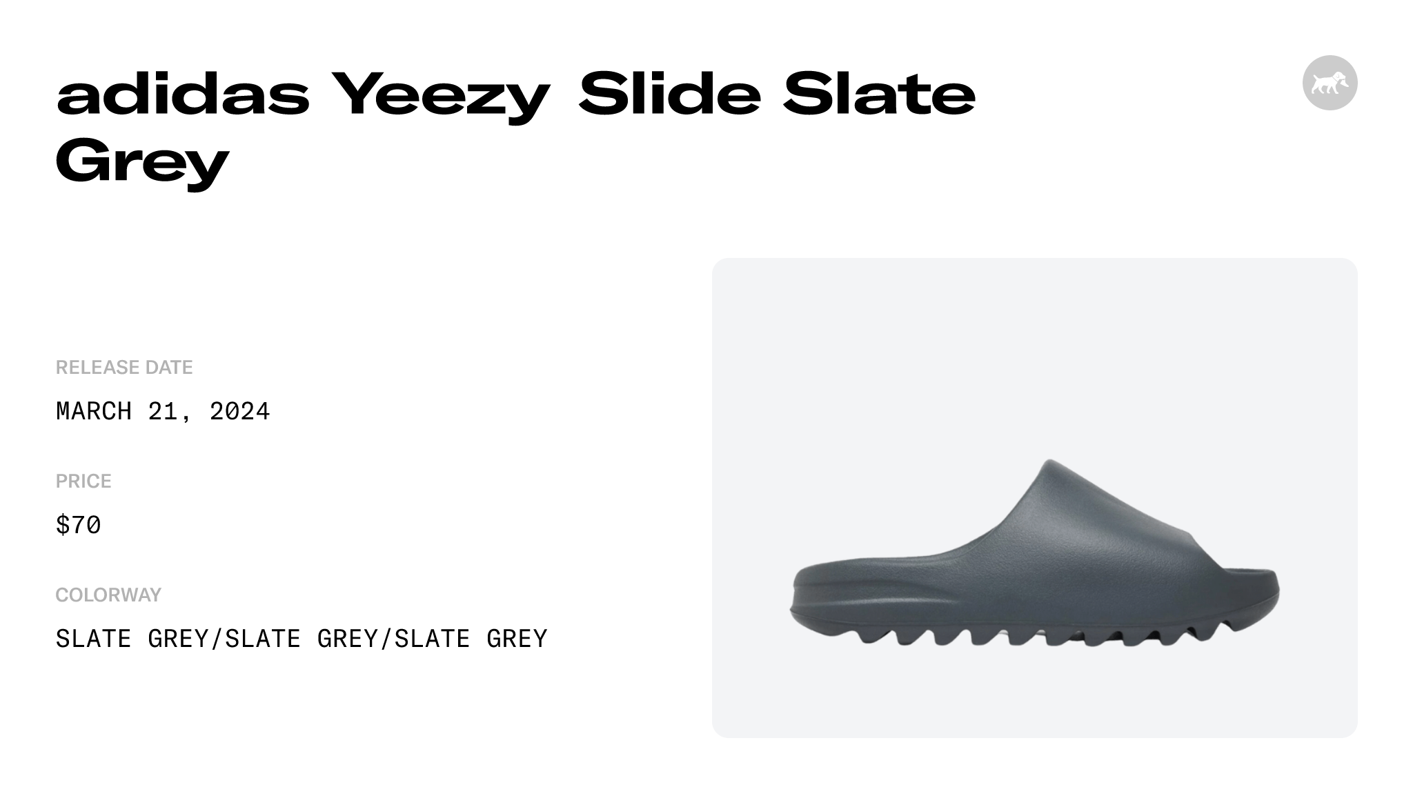 adidas Yeezy Slide Slate Grey Raffles and Release Date   Sole