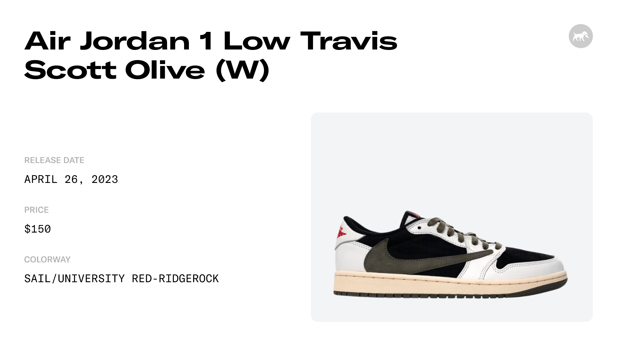 Travis Scott x Air Jordan 1 Low OG Olive DZ4137-106