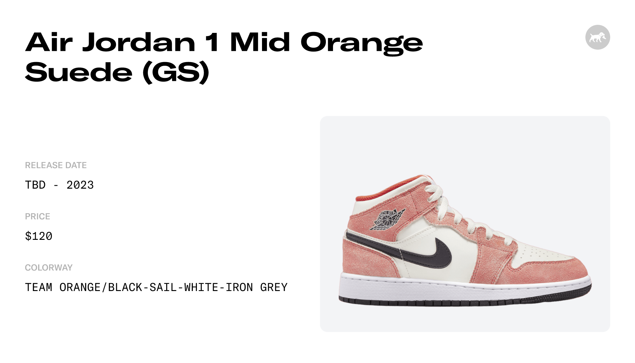 Air Jordan 1 Mid Orange Suede (GS) - DV1336-800 Raffles and Release Date