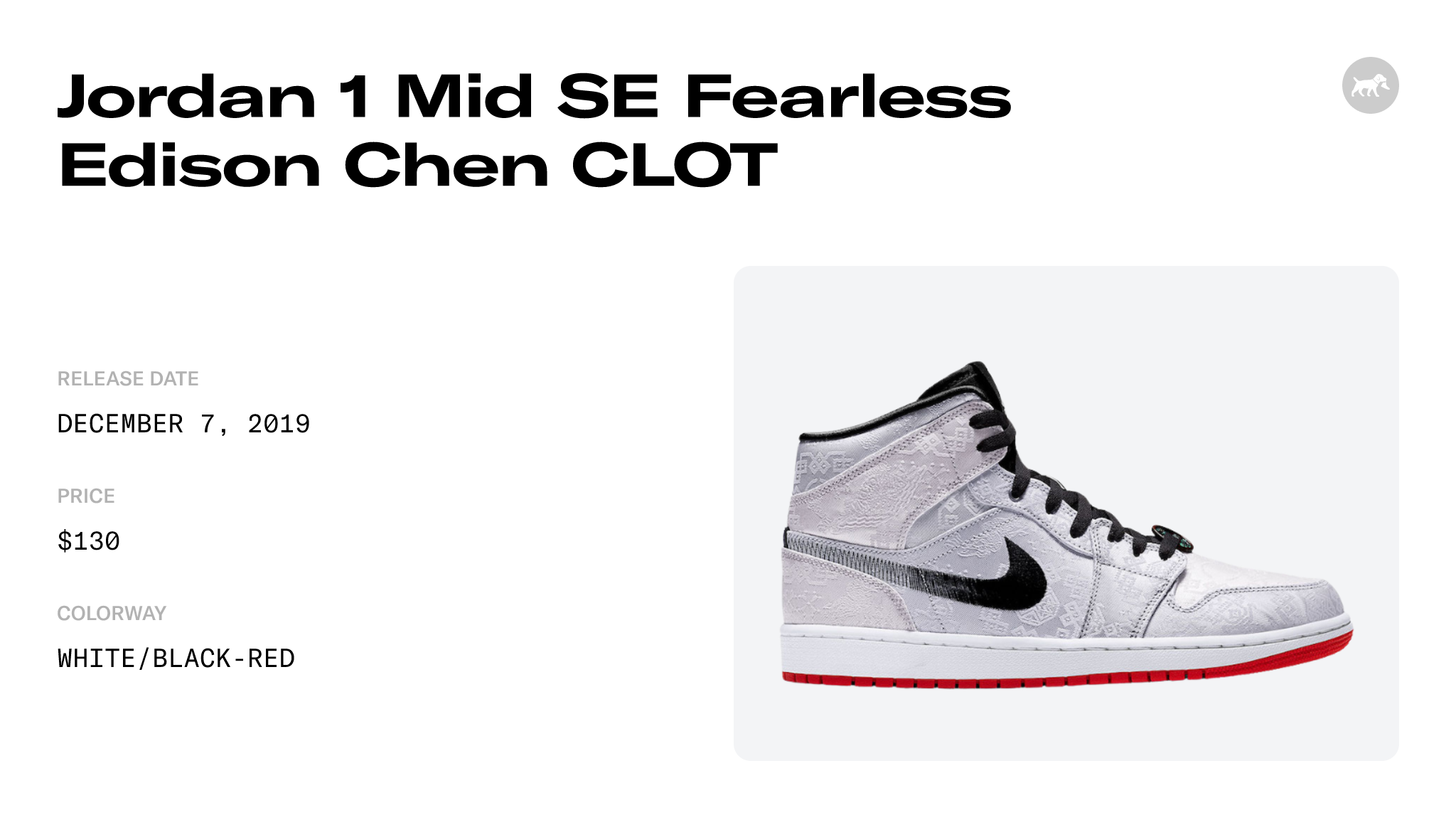 Jordan 1 Mid SE Fearless Edison Chen CLOT - CU2804-100 Raffles and ...