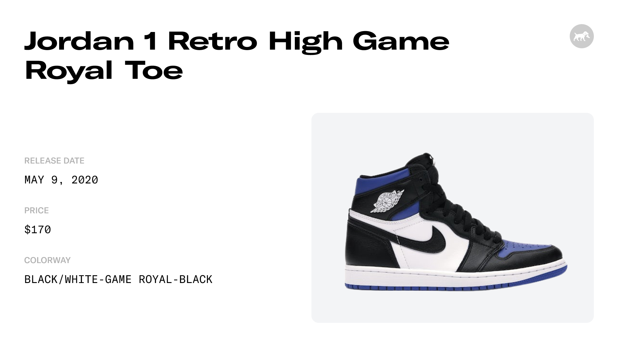 Air Jordan 1 Low 'Game Royal' Shoes - 9