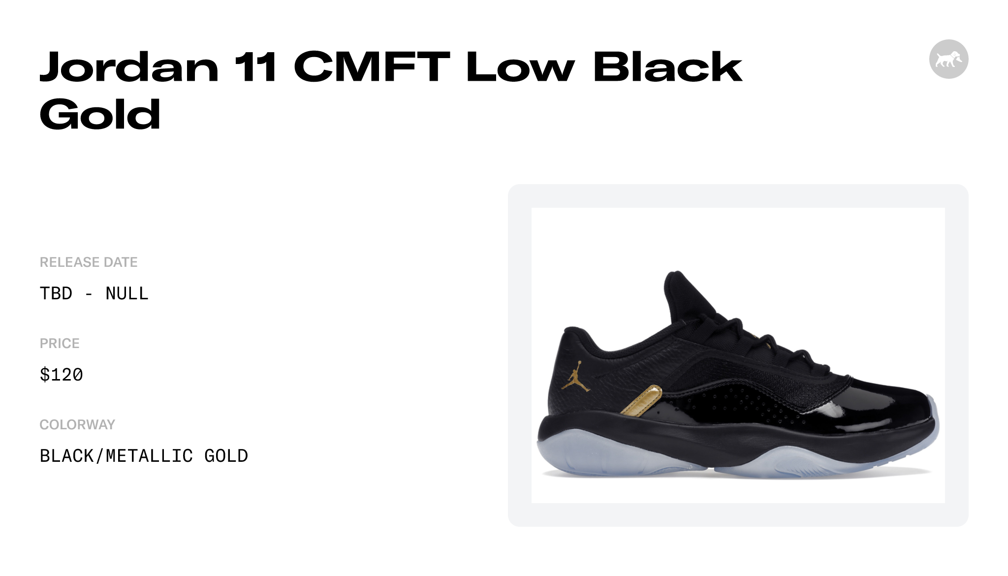 Jordan 11 CMFT Low Black Gold - DO0613-007 Raffles and Release Date