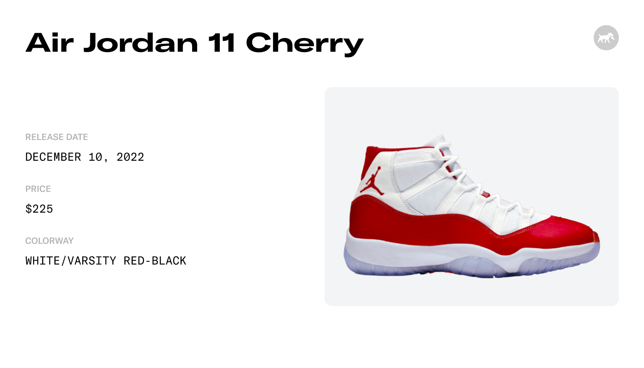 Air Jordan 11 Cherry CT8012-116 Release Date