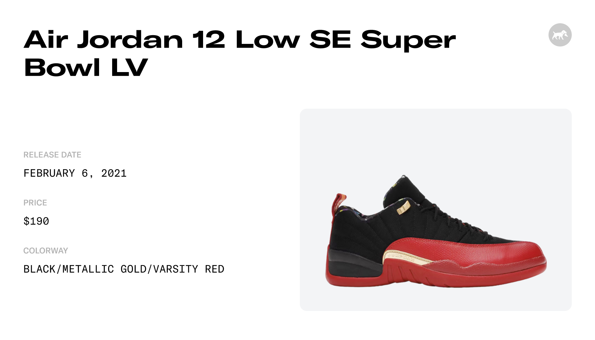 Air Jordan 12 Low SE Super Bowl LV Raffles and Release Date
