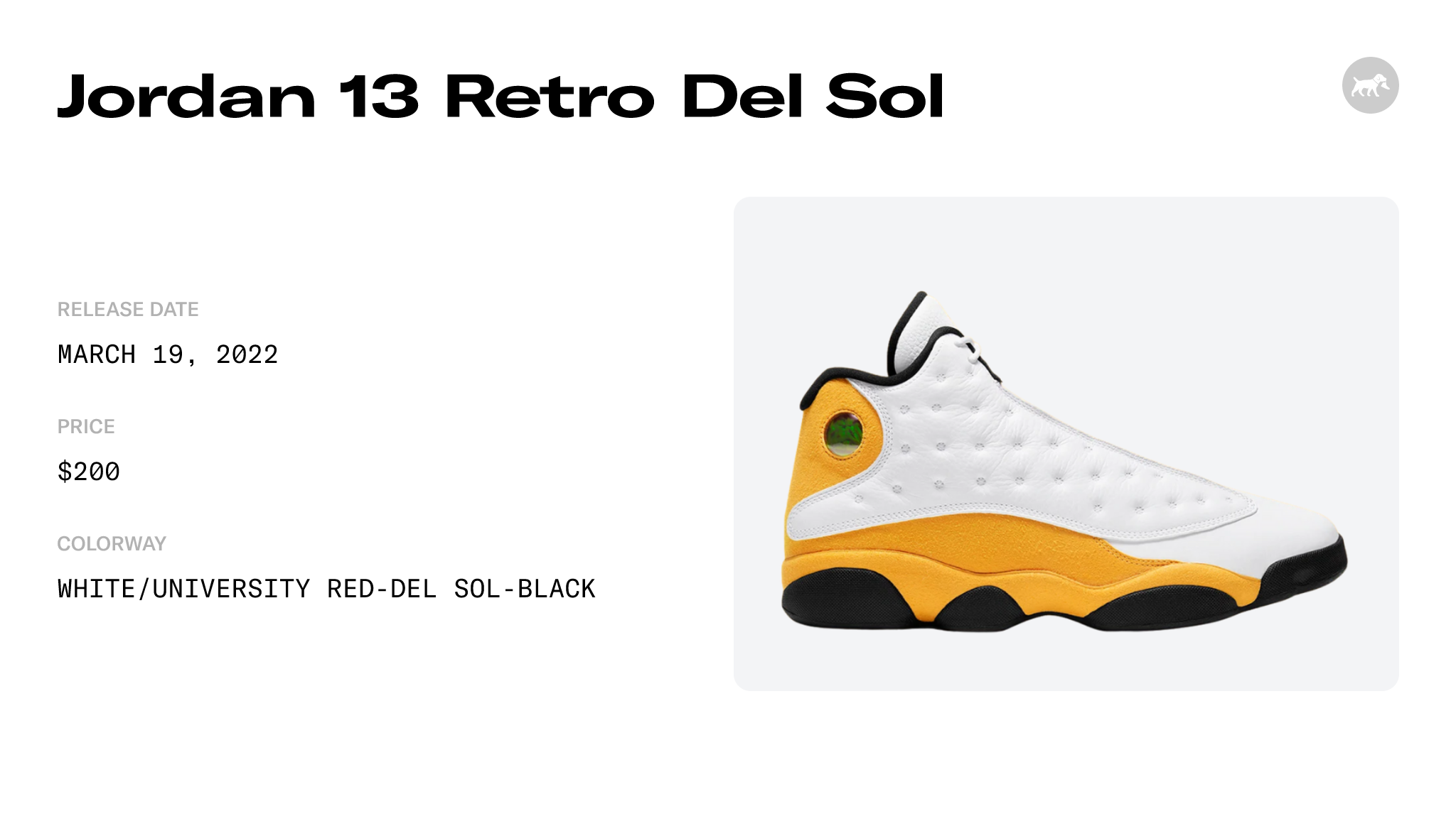 Buy Air Jordan 13 Retro 'Del Sol' - 414571 167