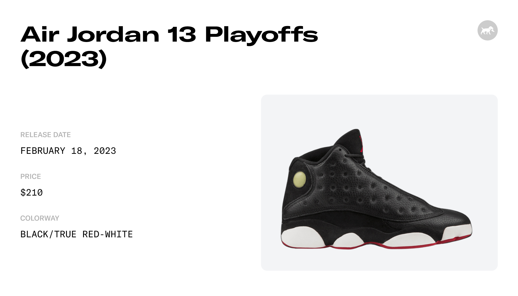 Jordan Air Jordan 13 Retro Playoffs 2023 414571-062