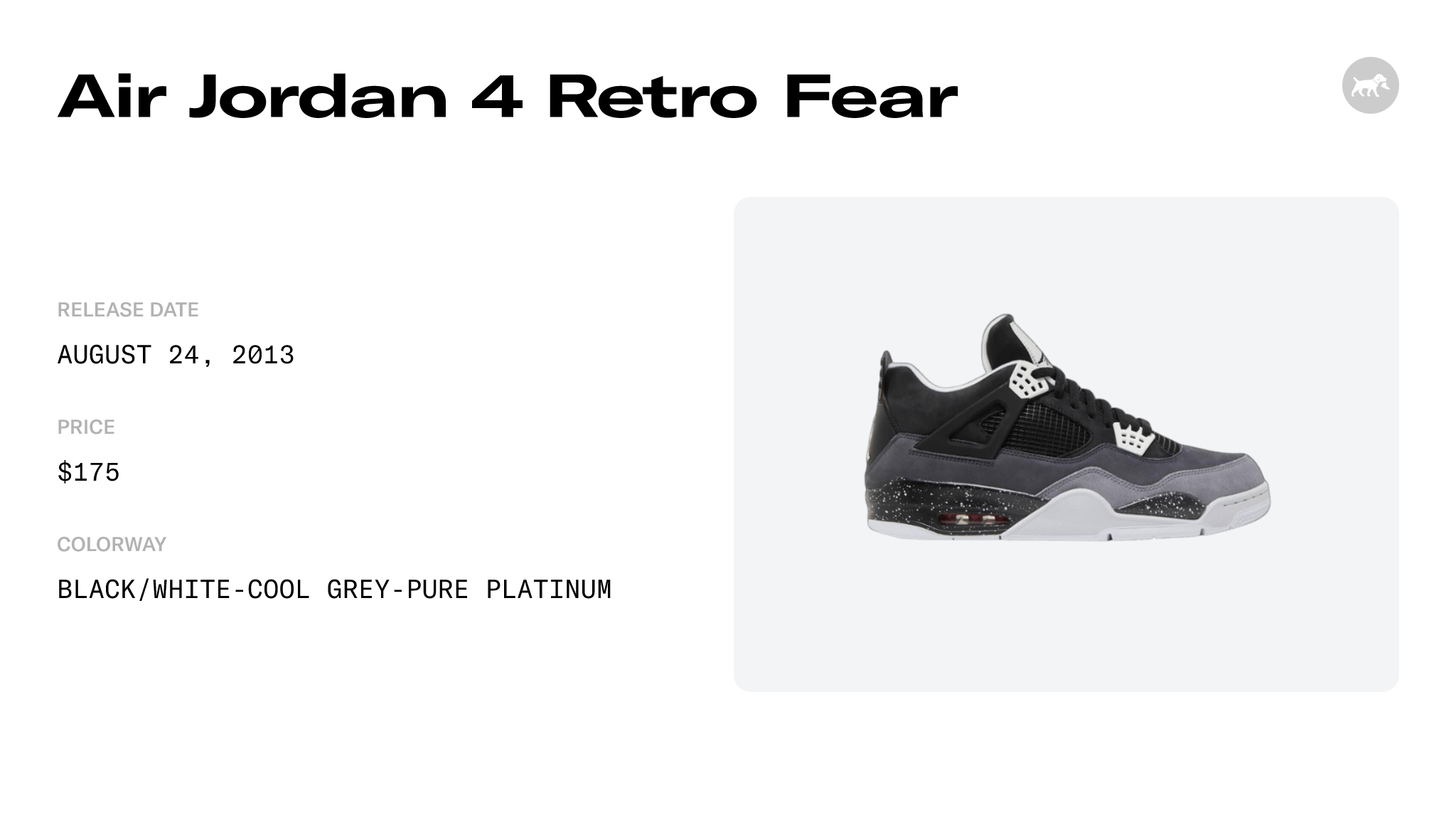 Air Jordan 4 Retro Fear - 626969-030 Raffles and Release Date