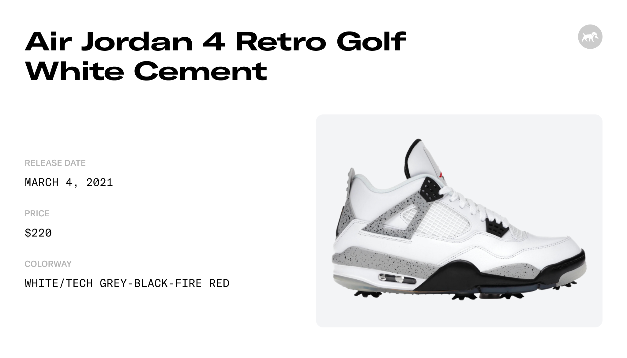 Air Jordan 4 Retro Golf White Cement - CU9981-100 Raffles and Release Date
