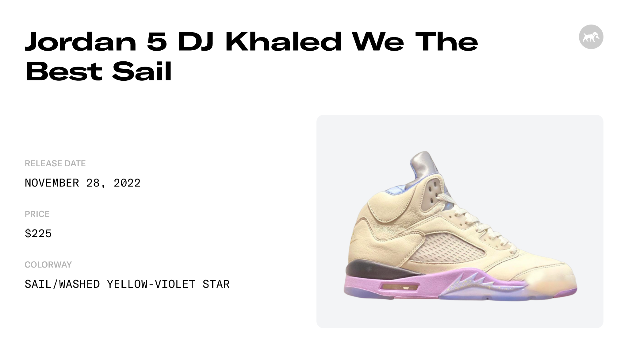 Air Jordan 5 Retro DJ Khaled We The Best Sail