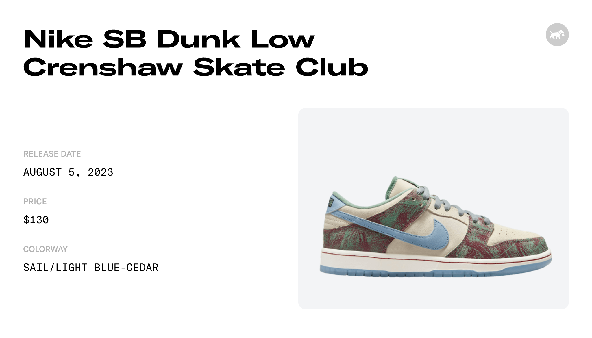 Crenshaw Skate Club x Nike SB Dunk Low FN4193-100
