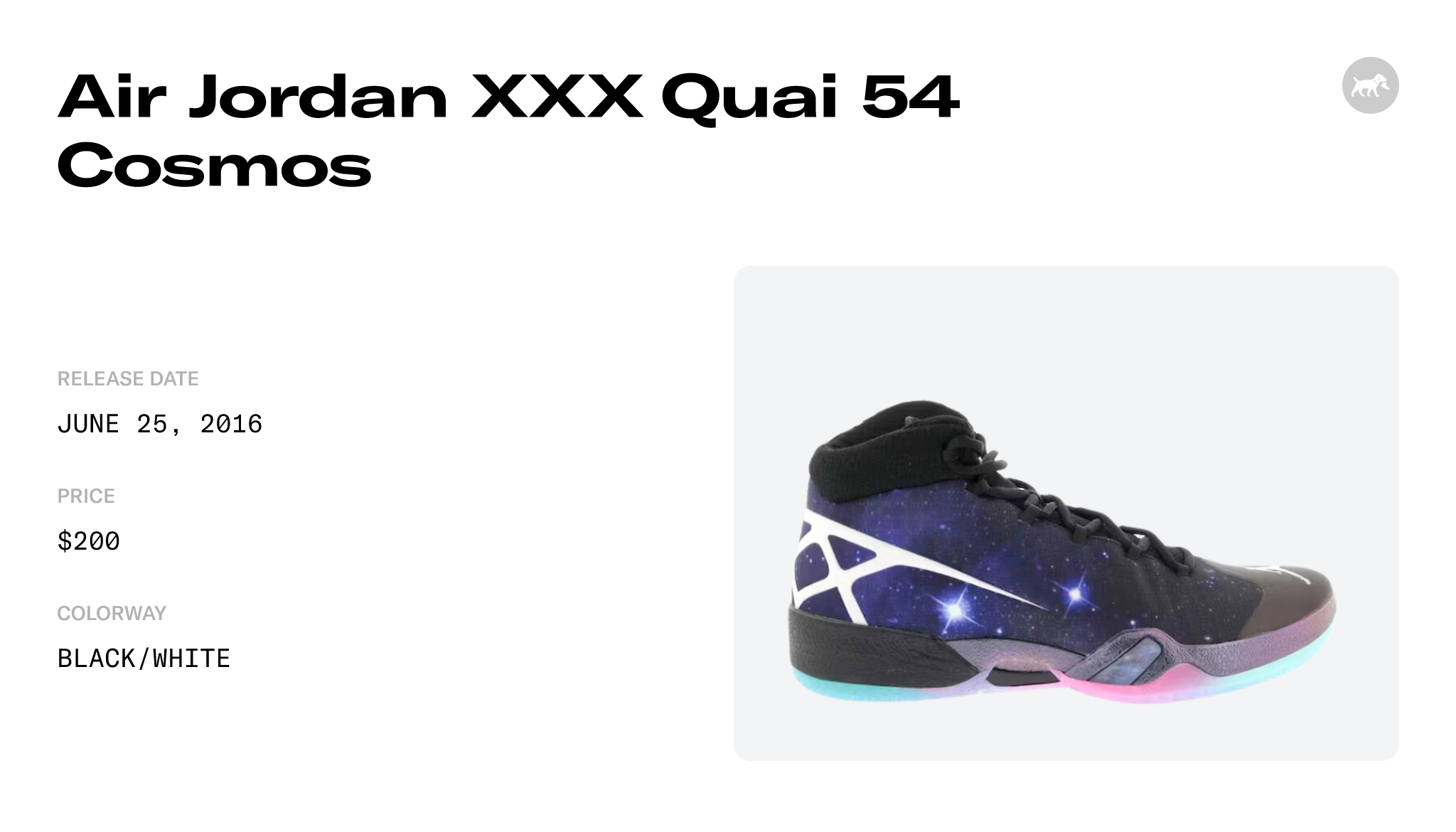 Air Jordan XXX Quai 54 Cosmos - 863586-010 Raffles and Release Date