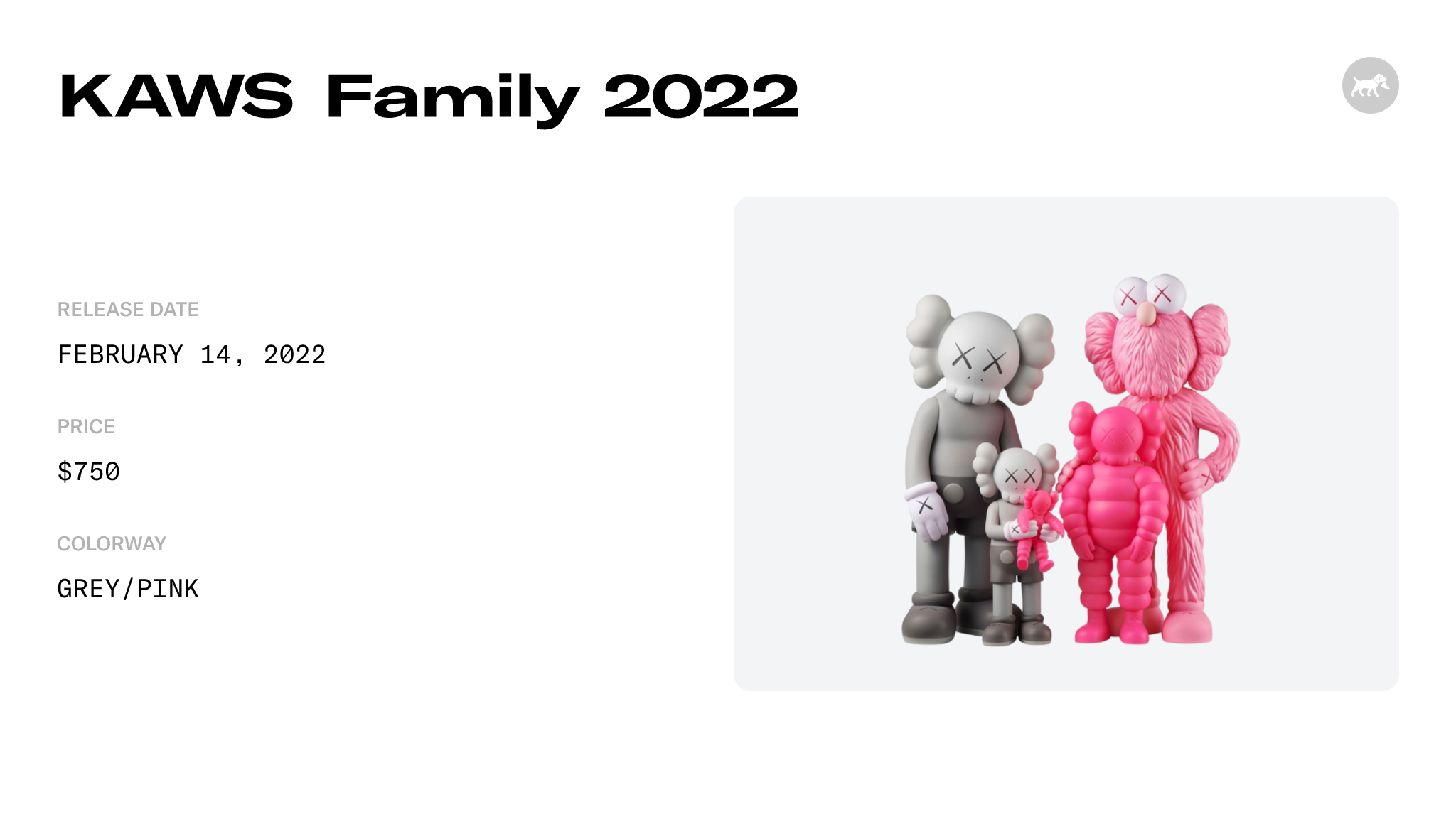 KAWS Family 2022 - KAWS Raffles and Release Date