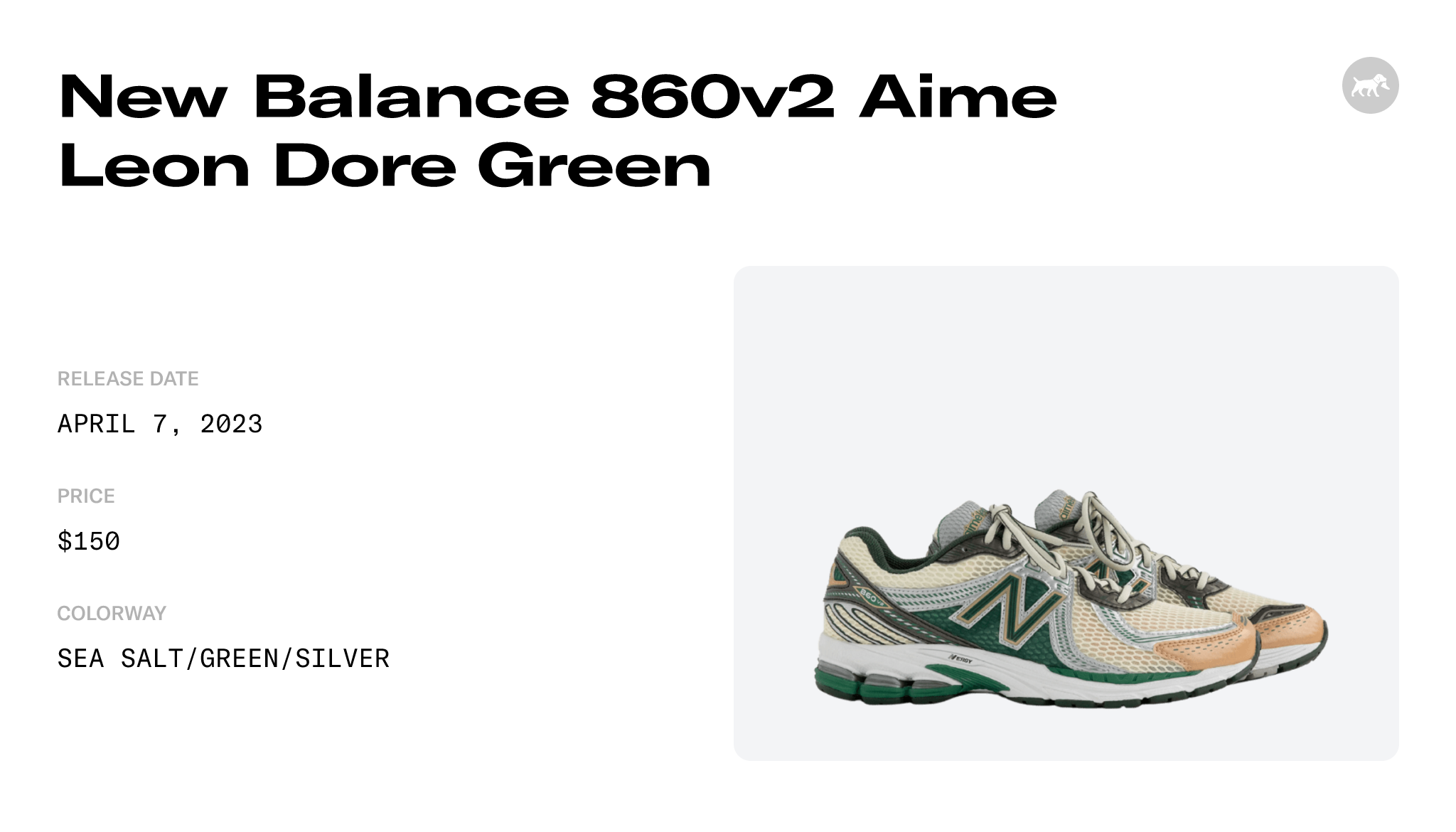 New Balance 860v2 Aime Leon Dore Green Men's - ML860AL2 - US