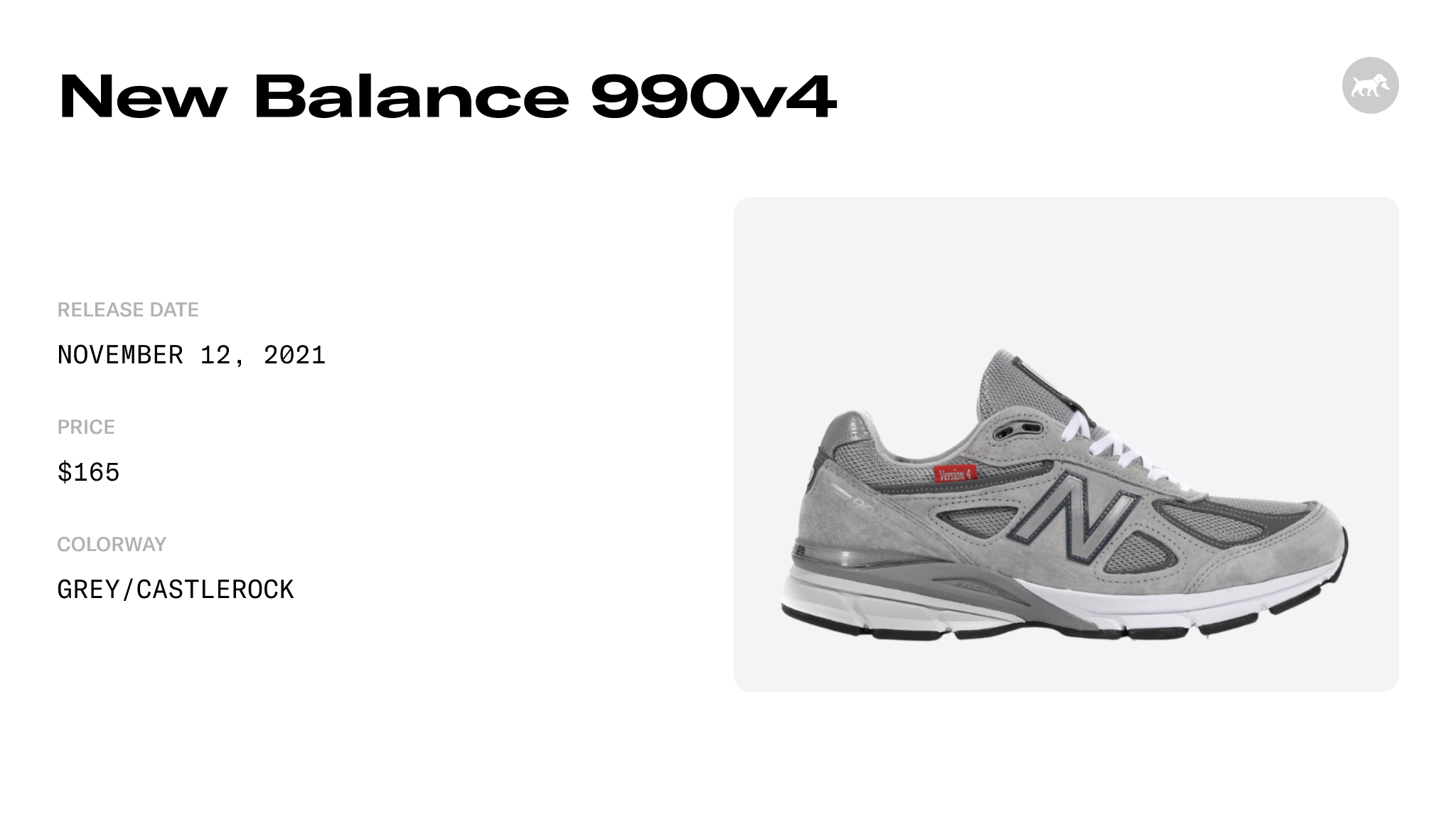 New Balance 990v4 - M990GL4 Raffles and Release Date