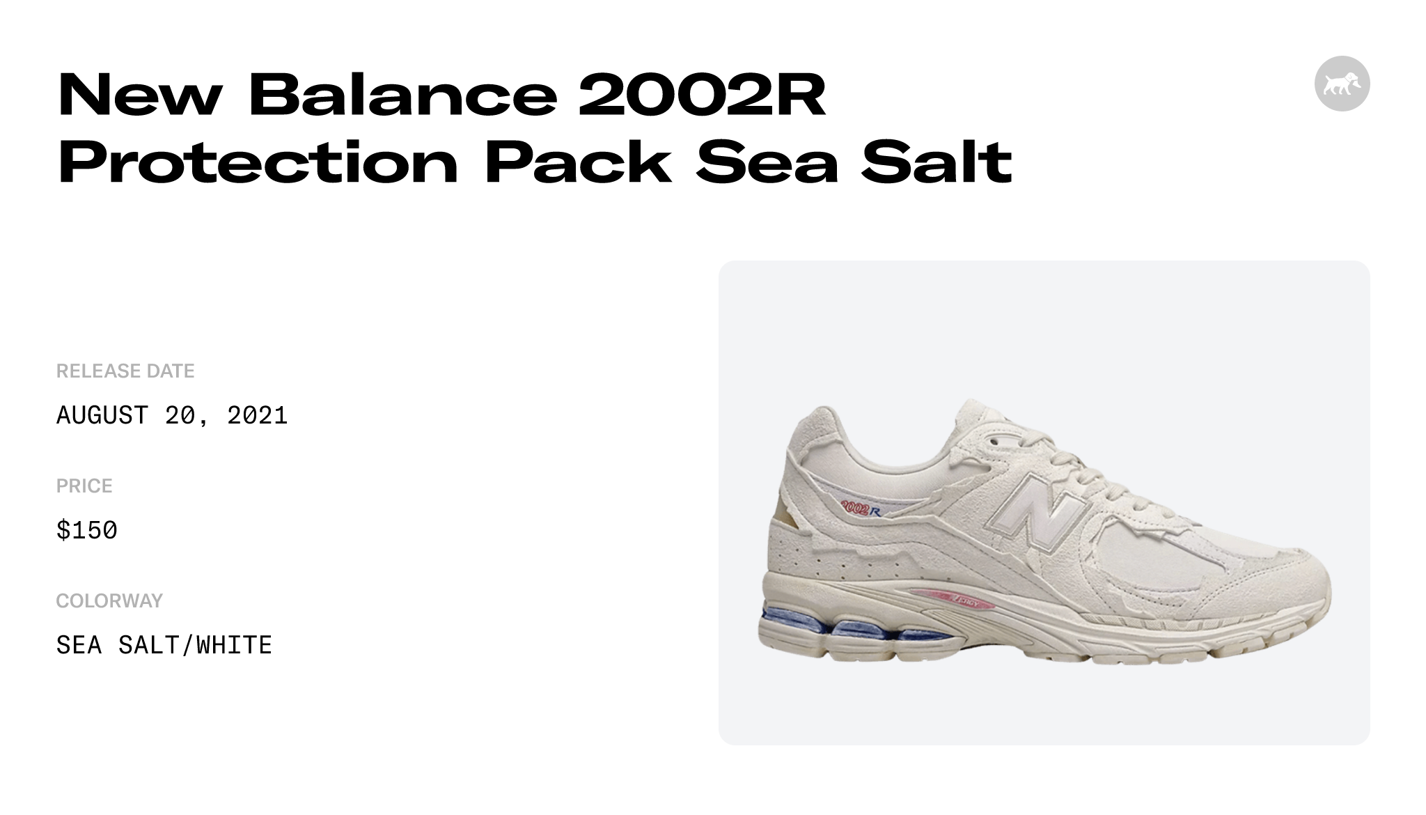 New Balance 2002R Protection Pack Sea Salt - M2002RDC Raffles and
