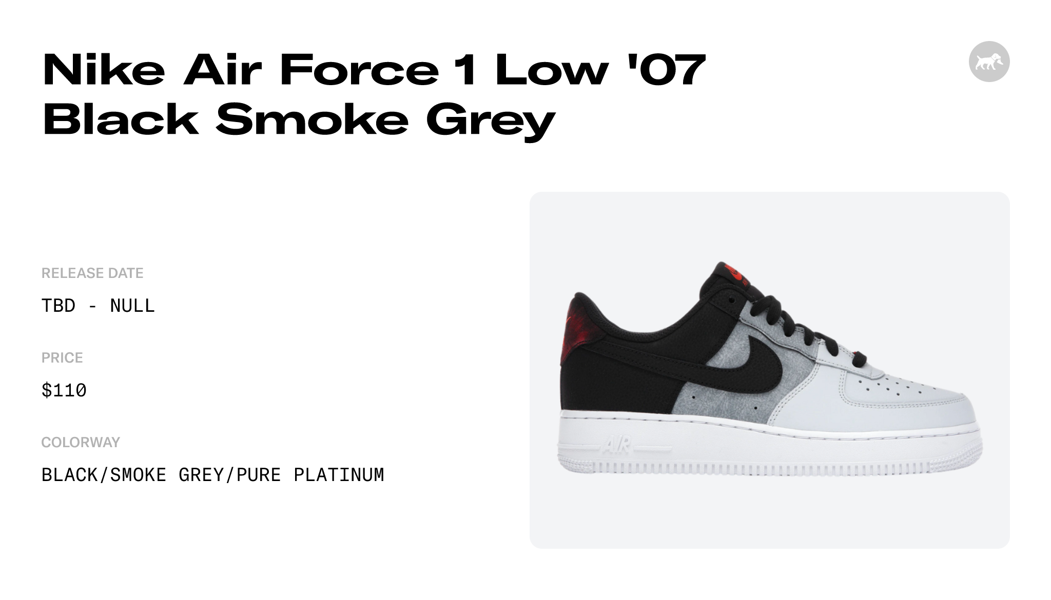 Buy Air Force 1 '07 LV8 'Black Smoke Grey' - CZ0337 001