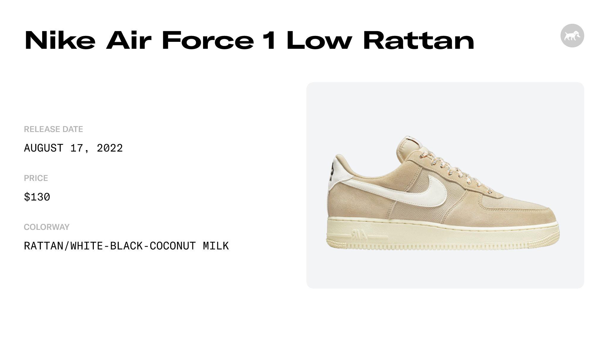 Buy Air Force 1 '07 LV8 'Certified Fresh - Rattan' - DO9801 200