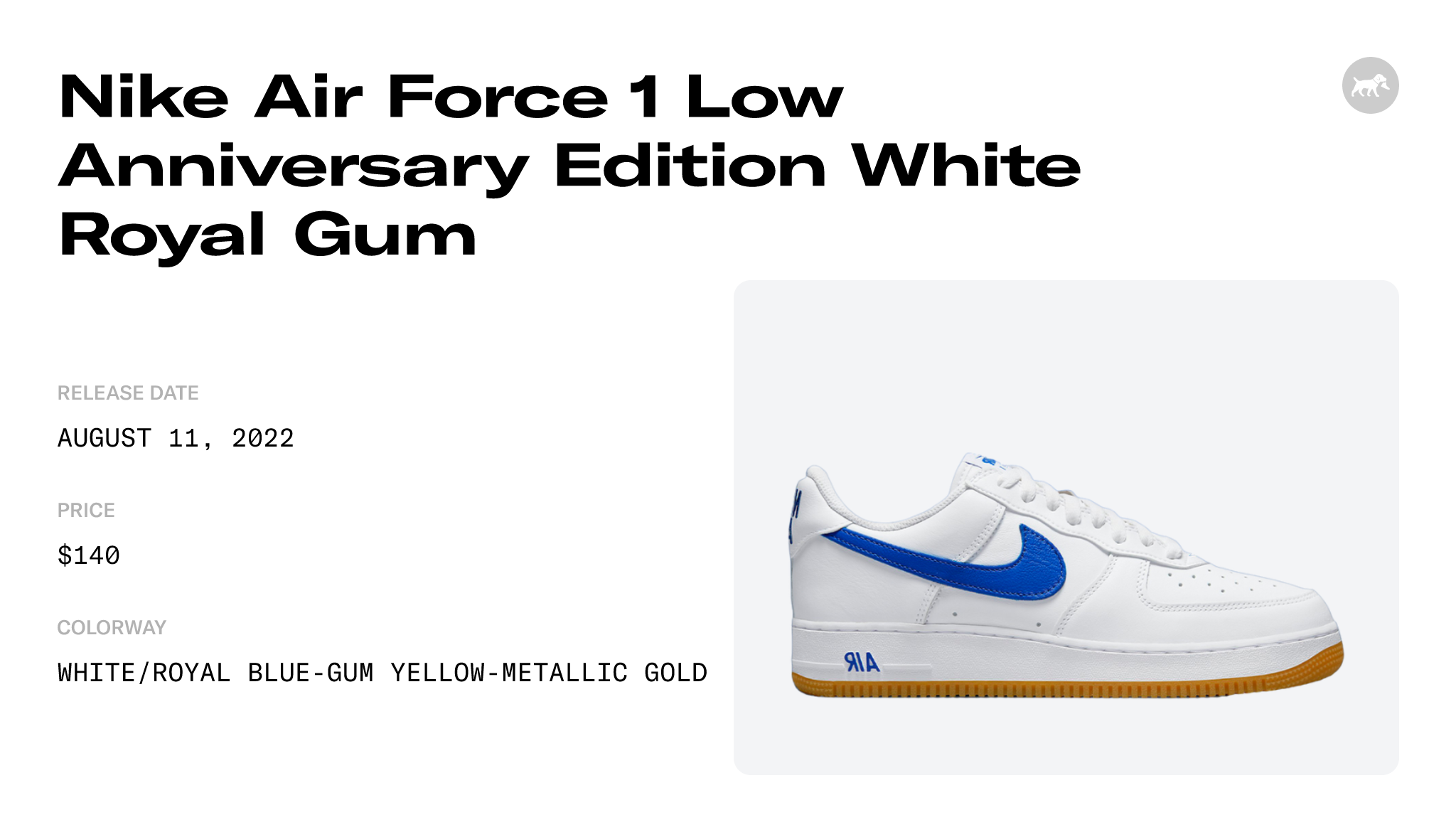 Nike Air Force 1 Low Color of the Month DJ3911-101 Release Date
