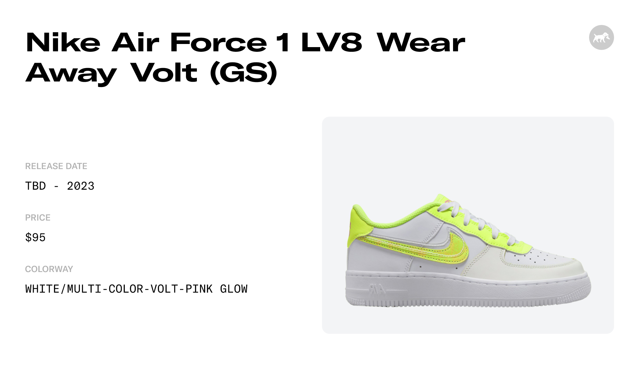 Nike Air Force 1 Low GS DV1680-100