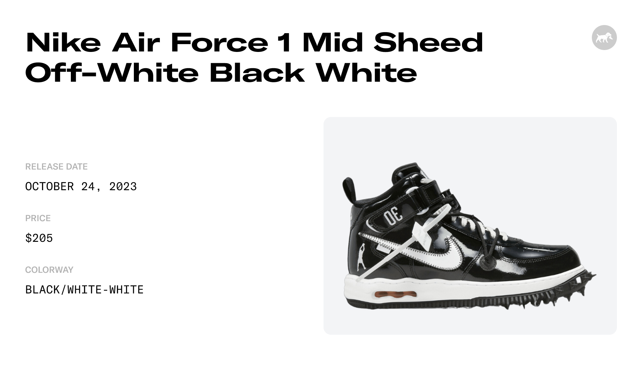 Nike Air Force 1 Mid Off-White Sheed Sneakers