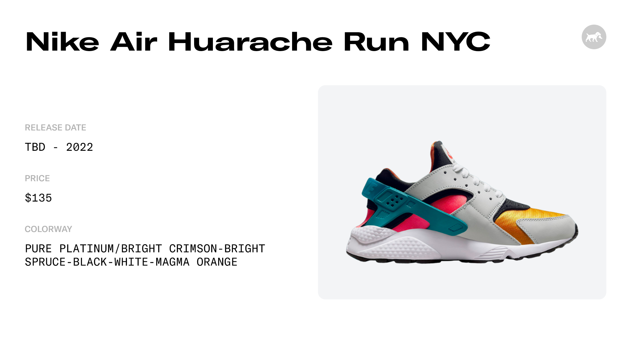 Nike Air Huarache Run NYC, Where To Buy, DZ4859-001