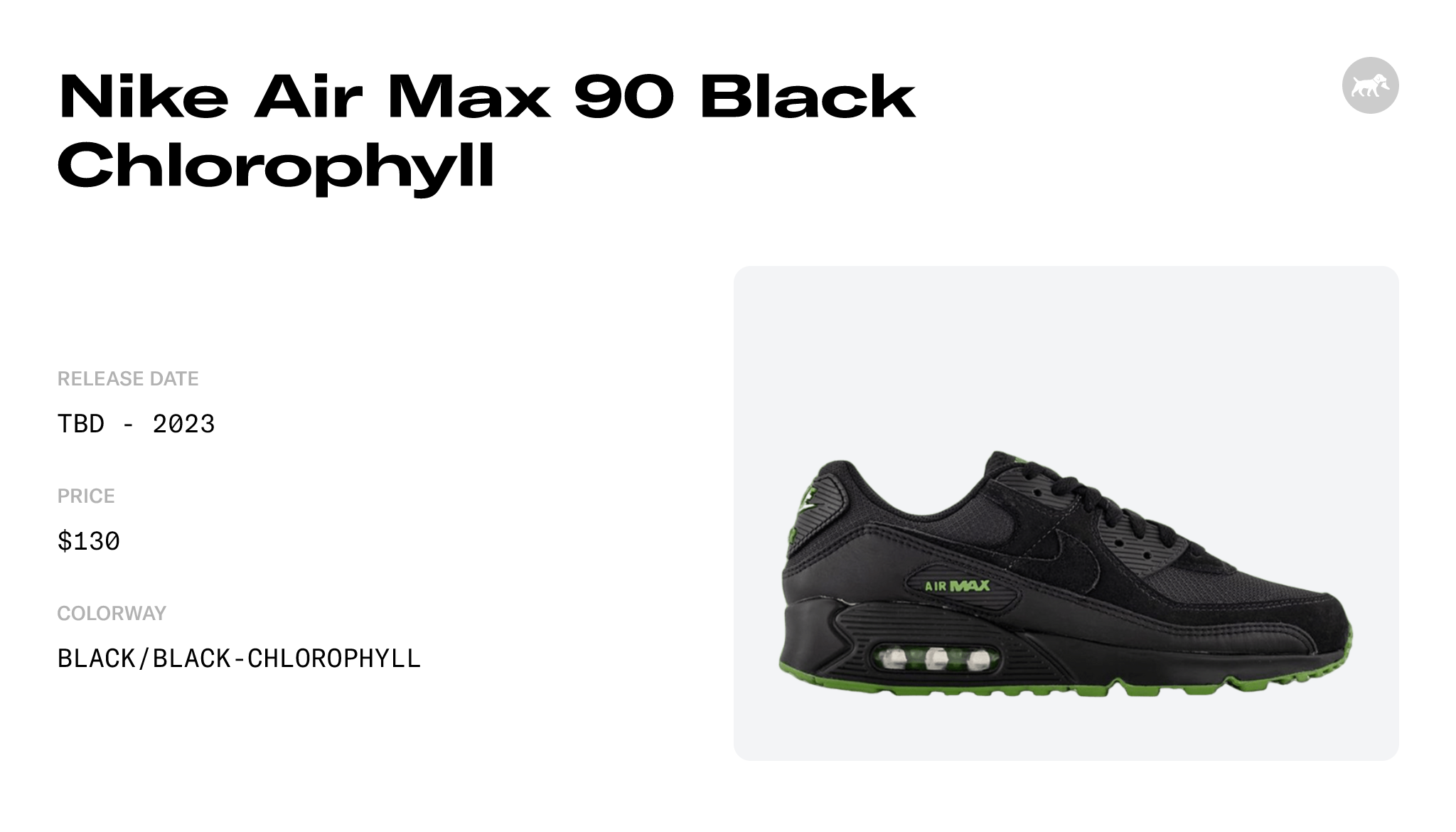 Nike Air Max 90 Black Chlorophyll - DQ4071-005 Raffles and Release Date