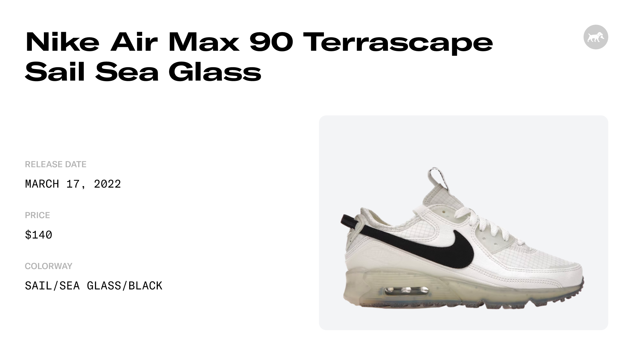 Nike Air Max 90 Terrascape 'Sail
