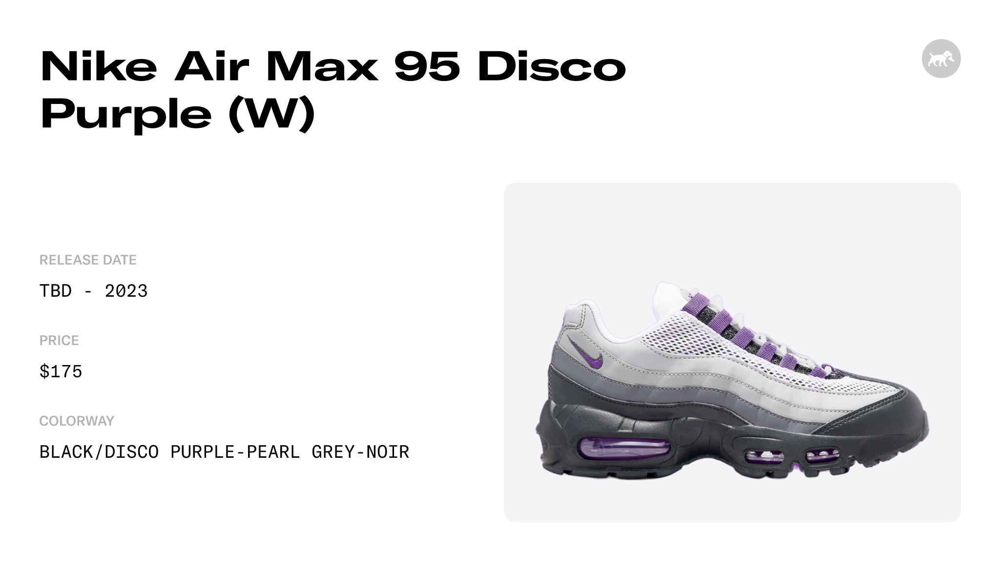 Nike Air Max 95 Disco Purple (W) - DH8015-003 Raffles and Release Date