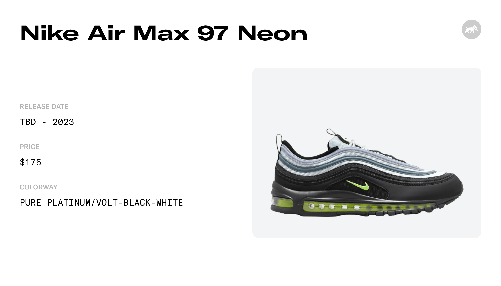 Nike Air Max 97 Neon DX4235-001