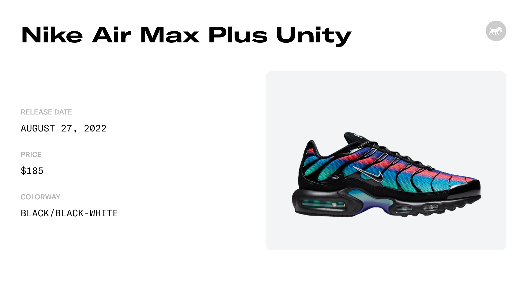 Nike Air Max Plus Unity - DZ4509-001 Raffles and Release Date