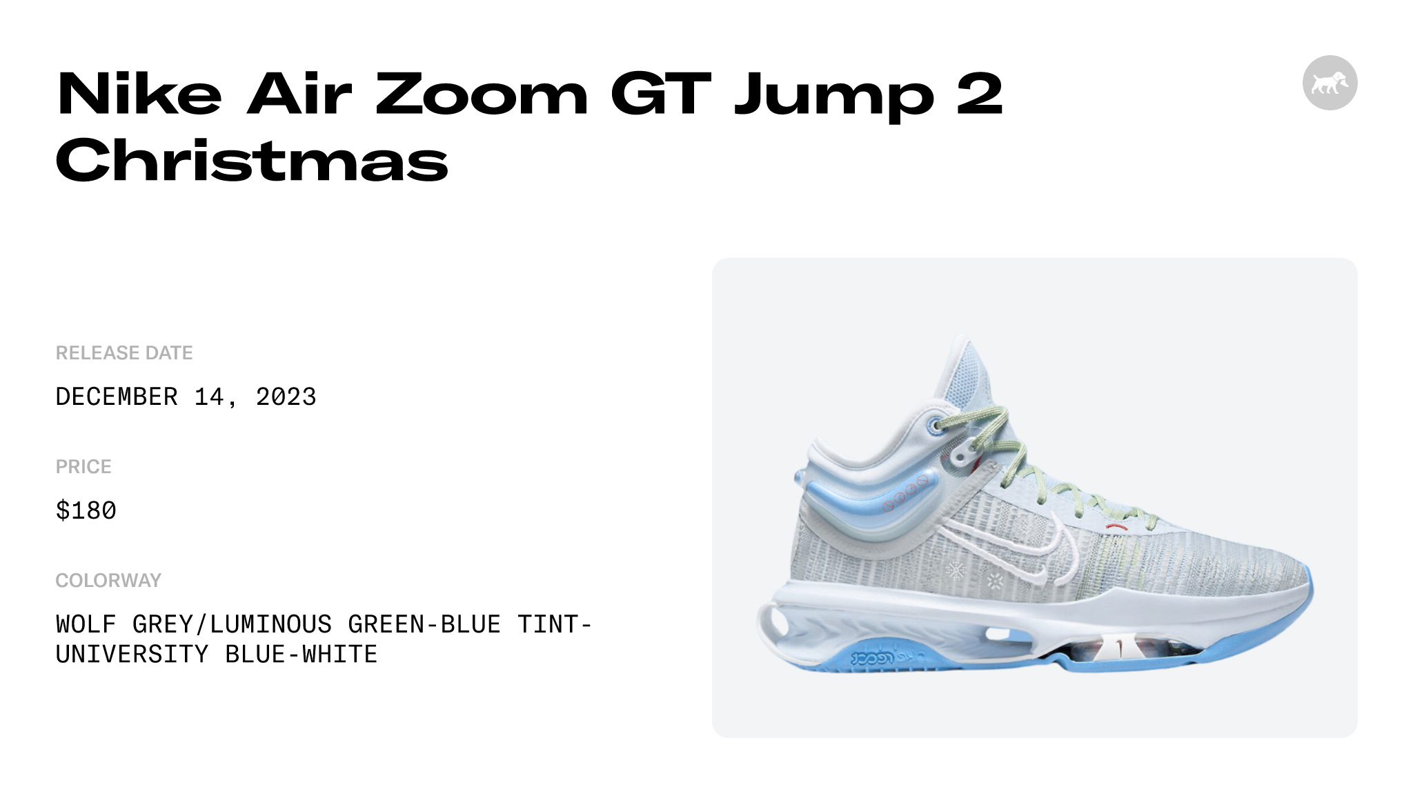 Nike Air Zoom GT Jump 2 Christmas - DJ9431-002 Raffles and Release Date