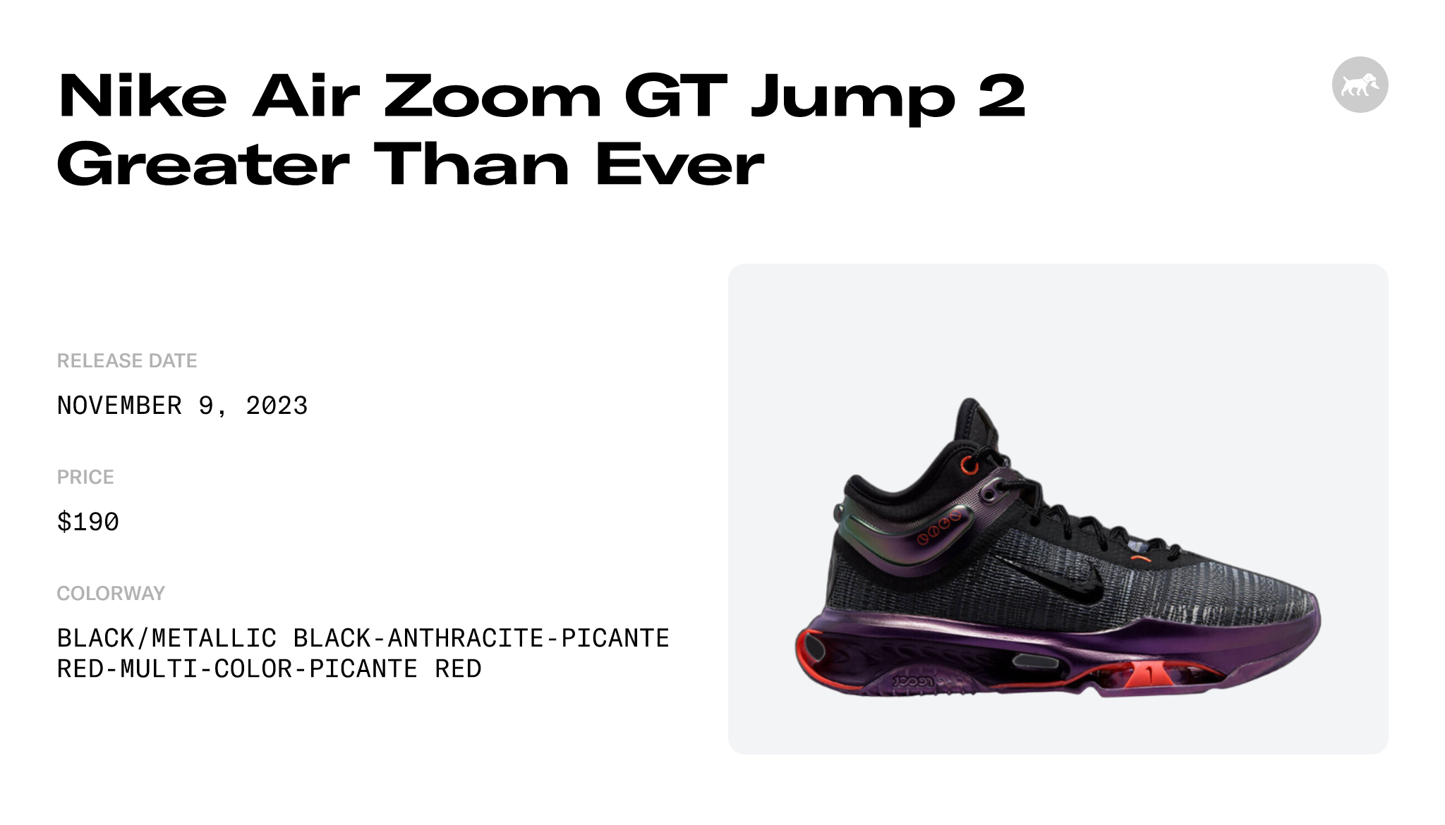 Nike Air Zoom GT Jump 2 Greater Than Ever - FV1895-001 Raffles and ...