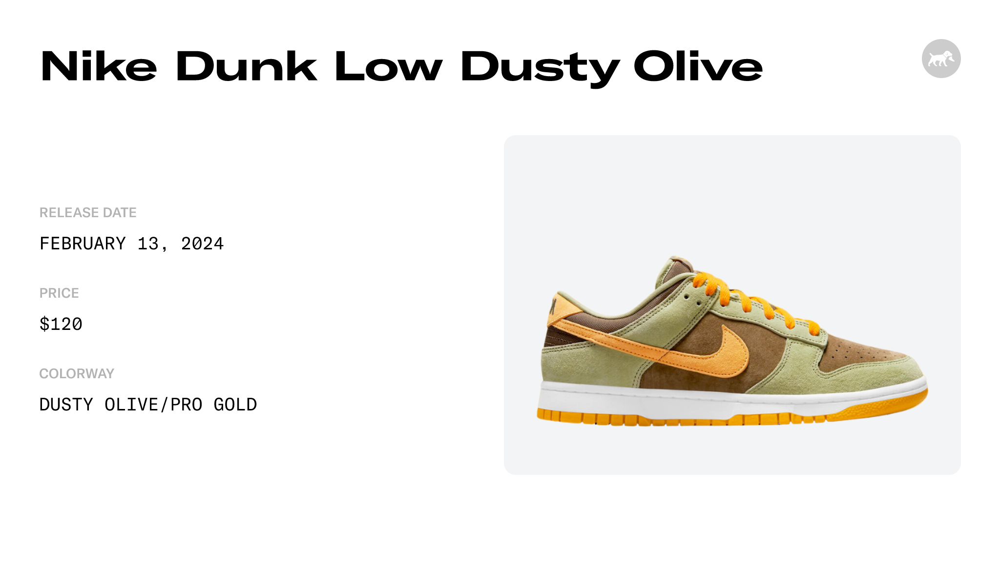 Nike Dunk Low Dusty and Raffles Release DH5360-300 - Date Olive