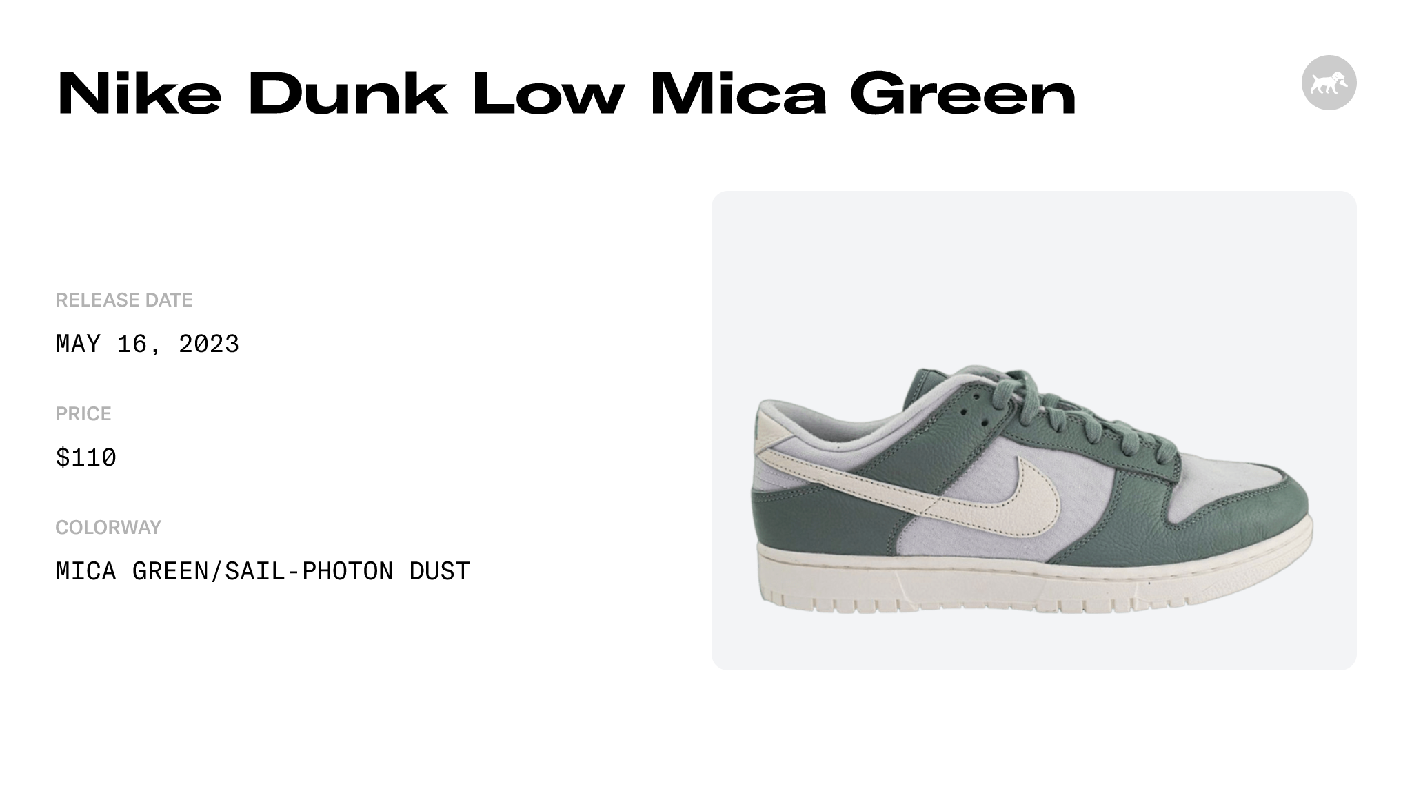 Nike Dunk Low Mica Green