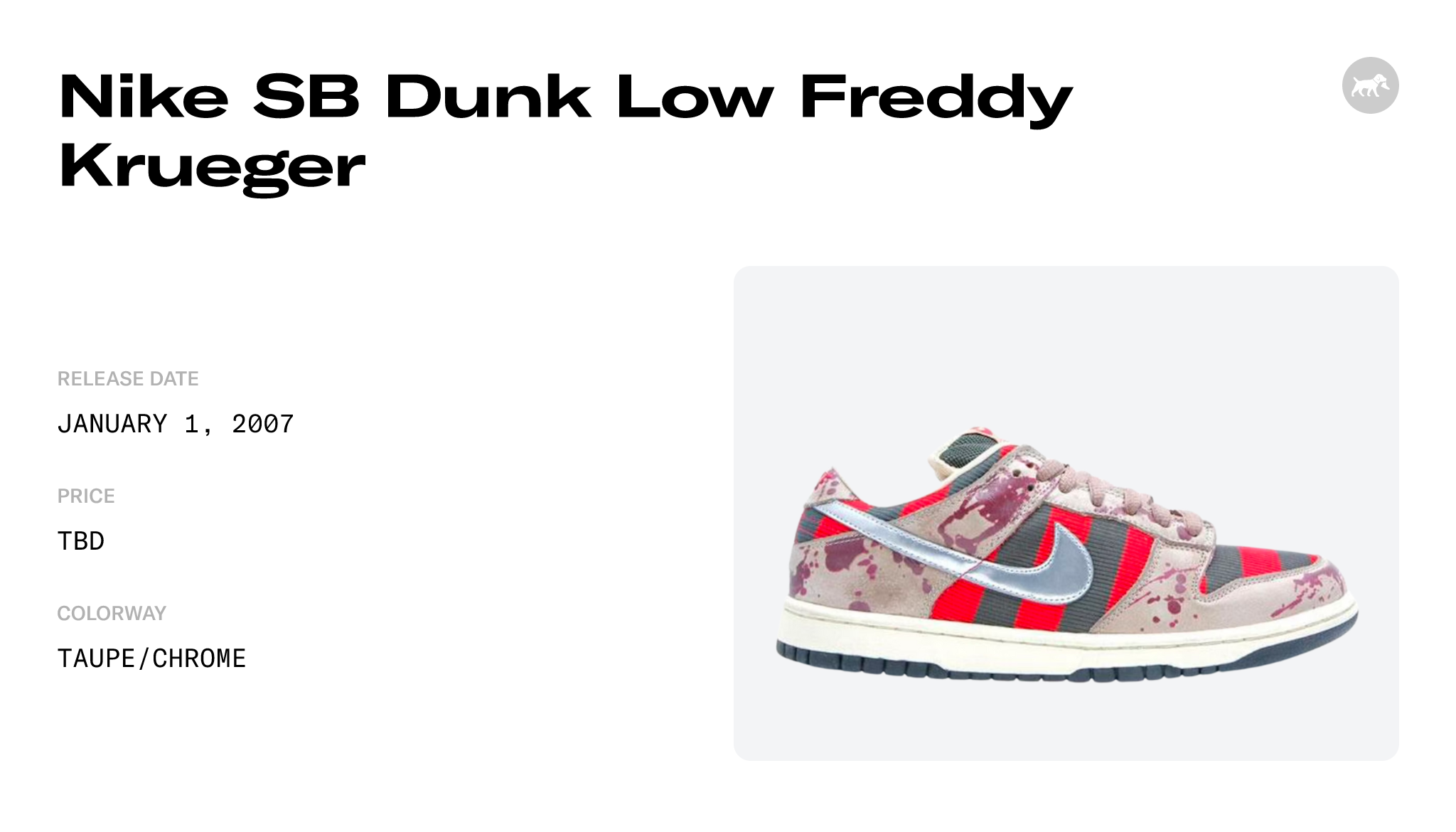 Nike SB Dunk Low Freddy Krueger Men's - 313170-202 - US