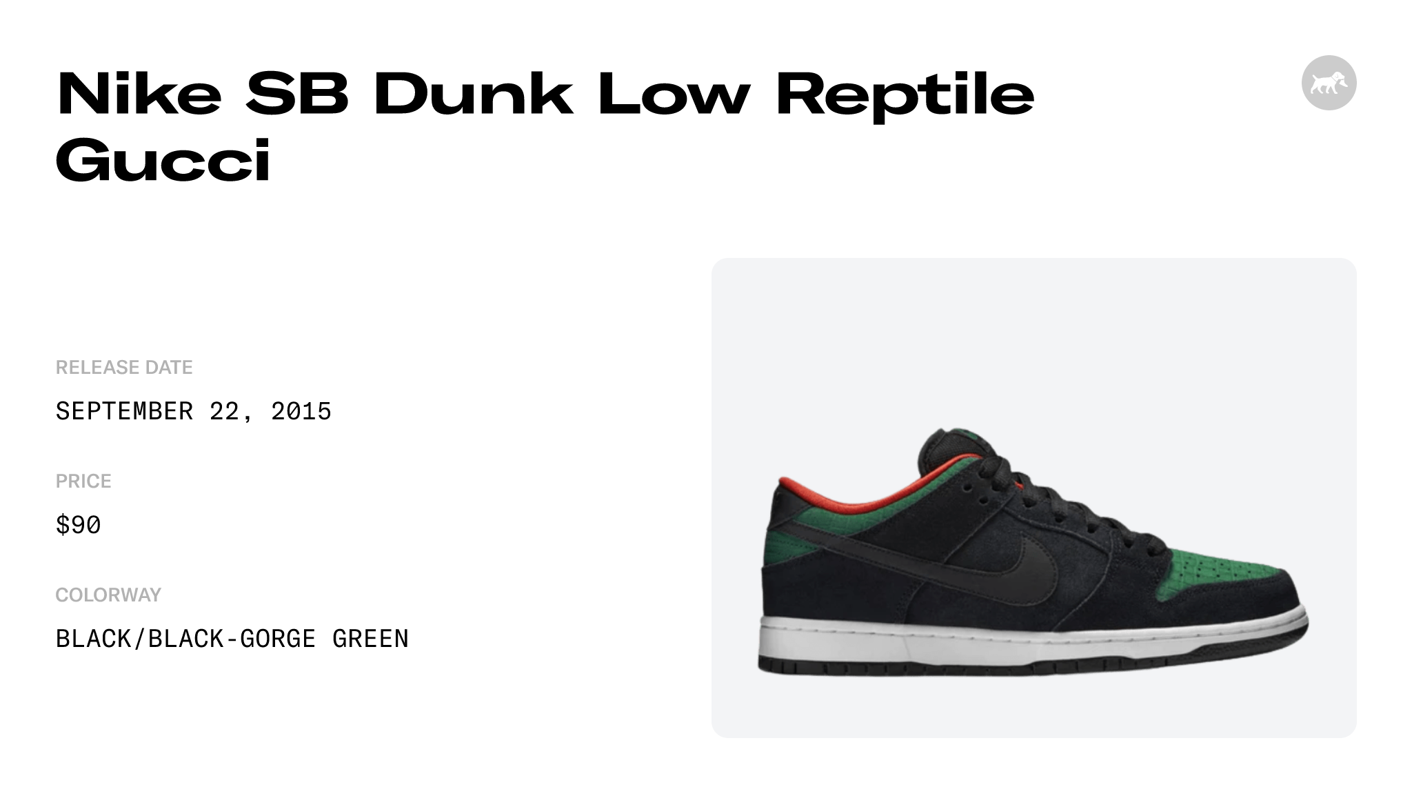 Nike SB Dunk Low Reptile Gucci - 304292-055 Raffles and