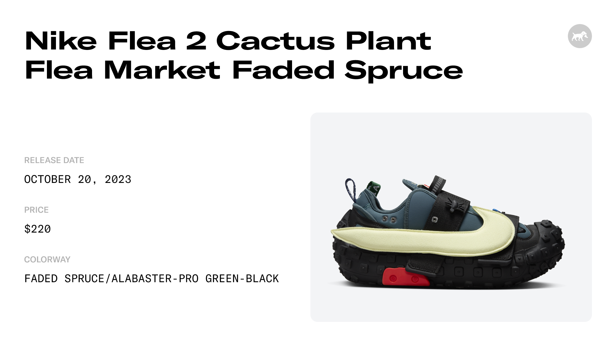Cactus Plant Flea Market Nike Air Flea 2 DV7164 Release Date