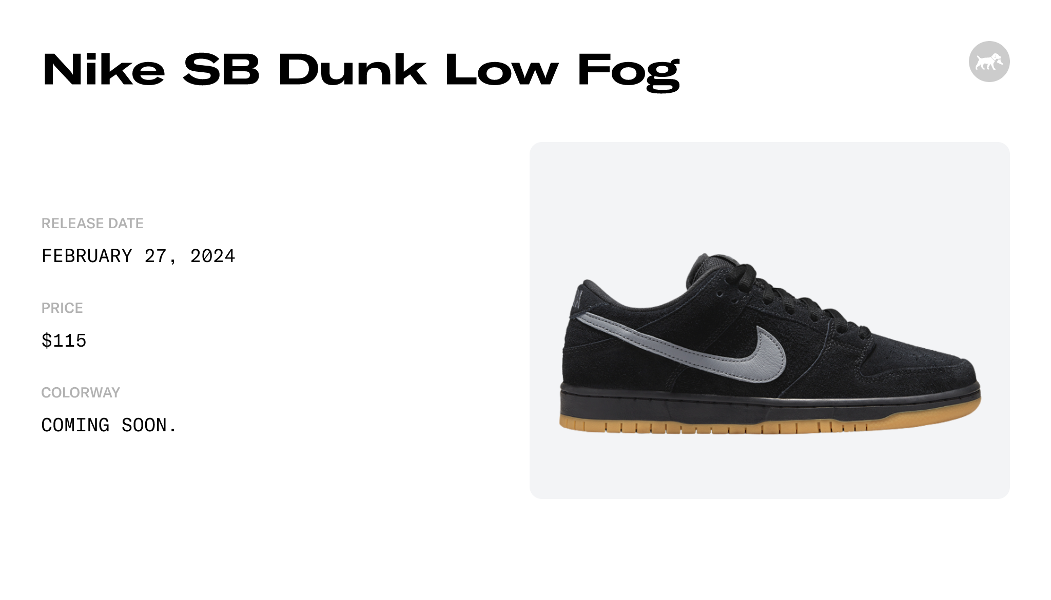 Nike SB Dunk Low Fog