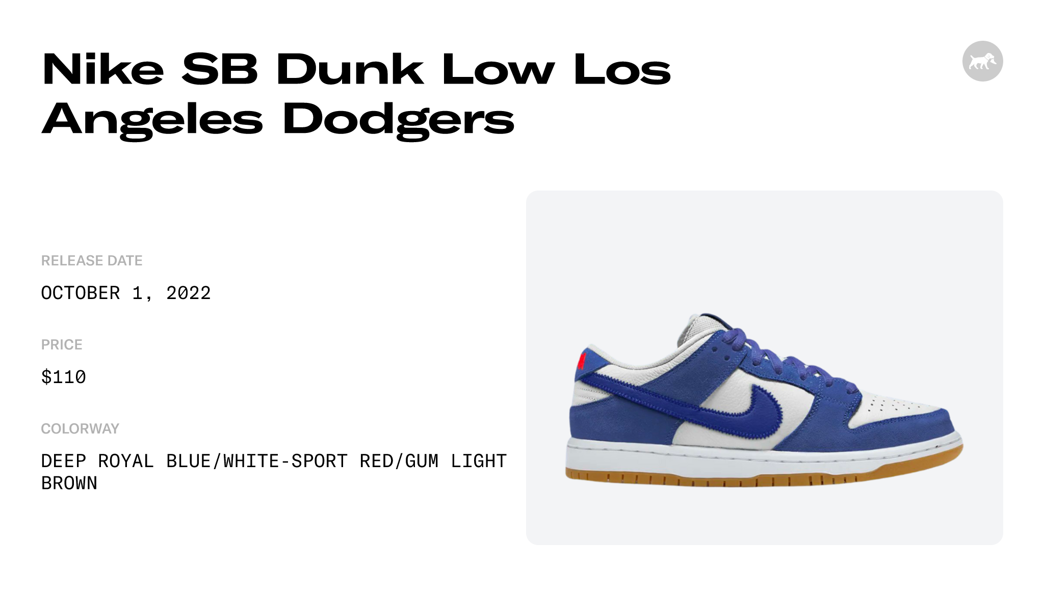 Nike SB Dunk Low LA Dodgers DO9395-400
