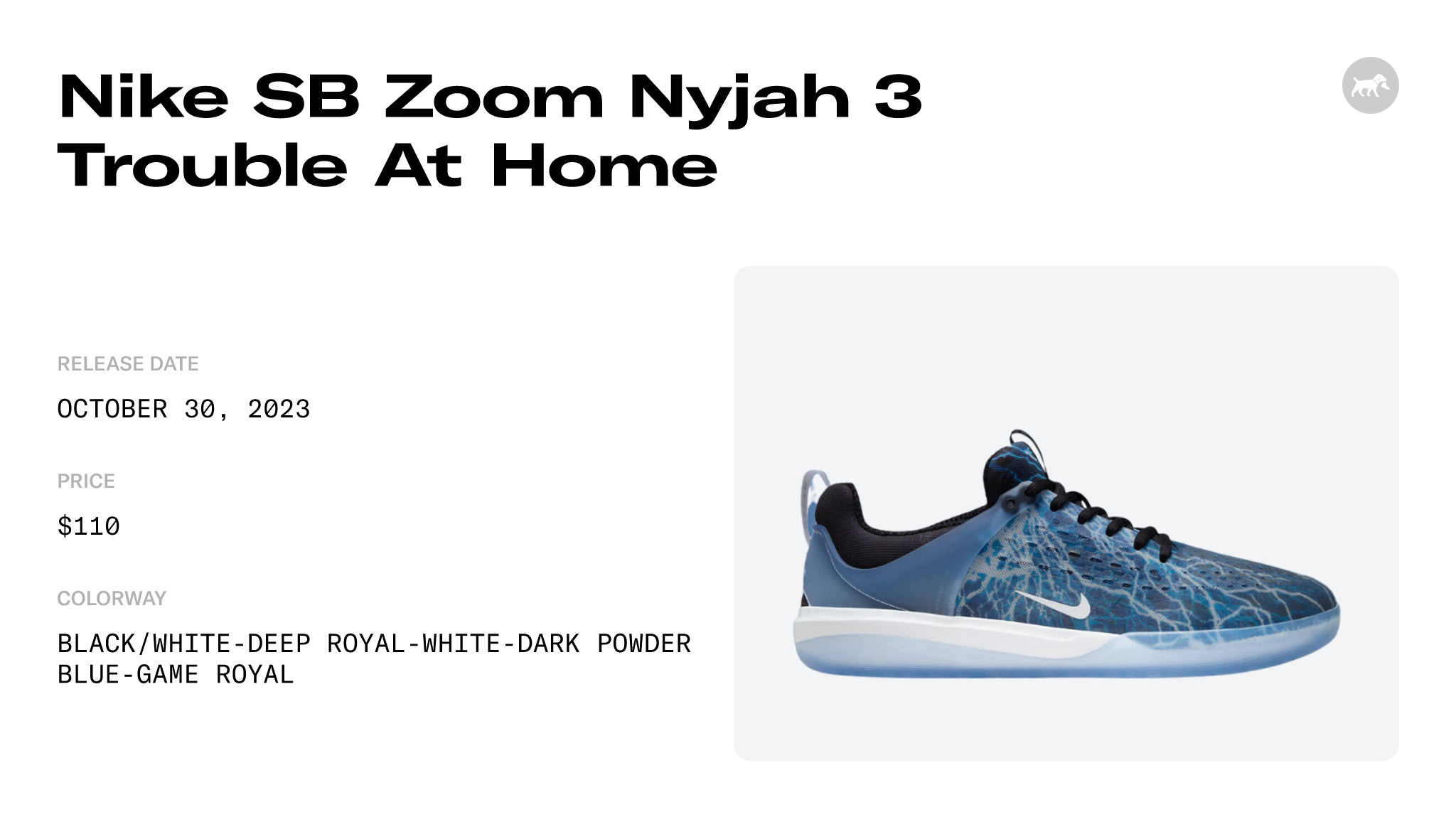 Nike SB Zoom Nyjah 3 Trouble At Home - FB2394-001 Raffles and Release Date
