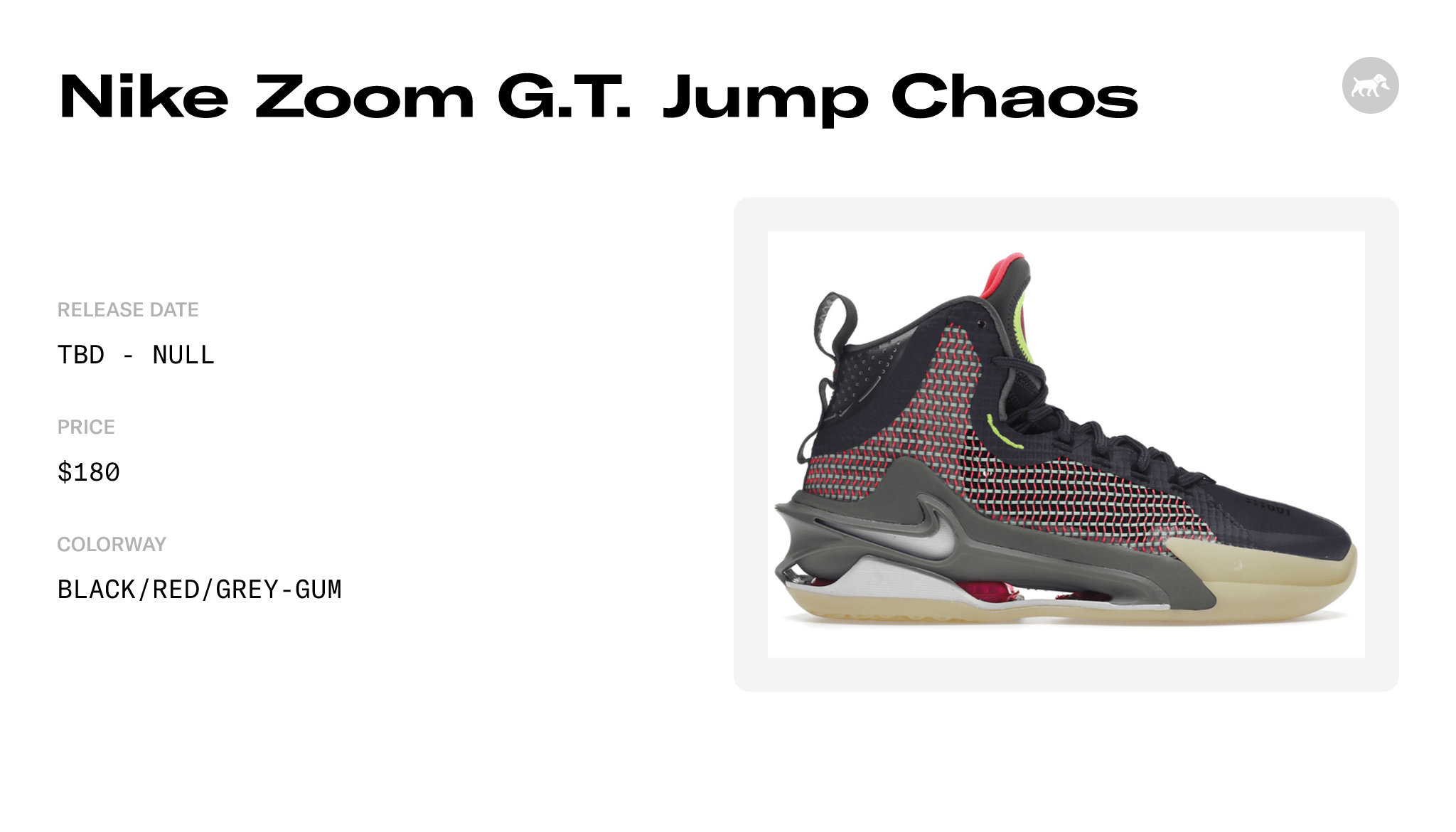 Nike Zoom G.T. Jump Chaos - CZ9907-500 Raffles and Release Date