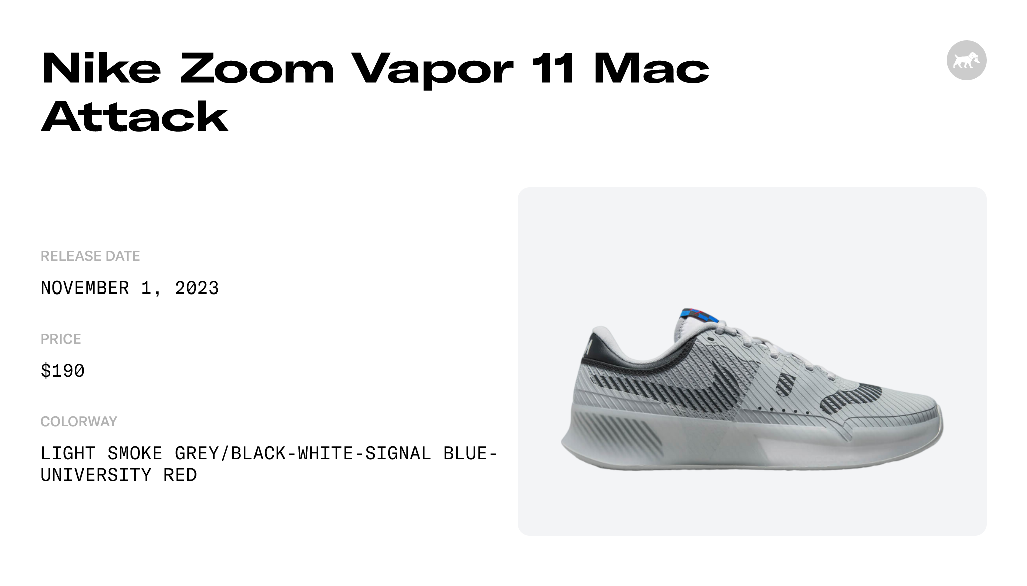 Nike Zoom Vapor 11 Mac Attack - FN2152-001 Raffles and Release Date