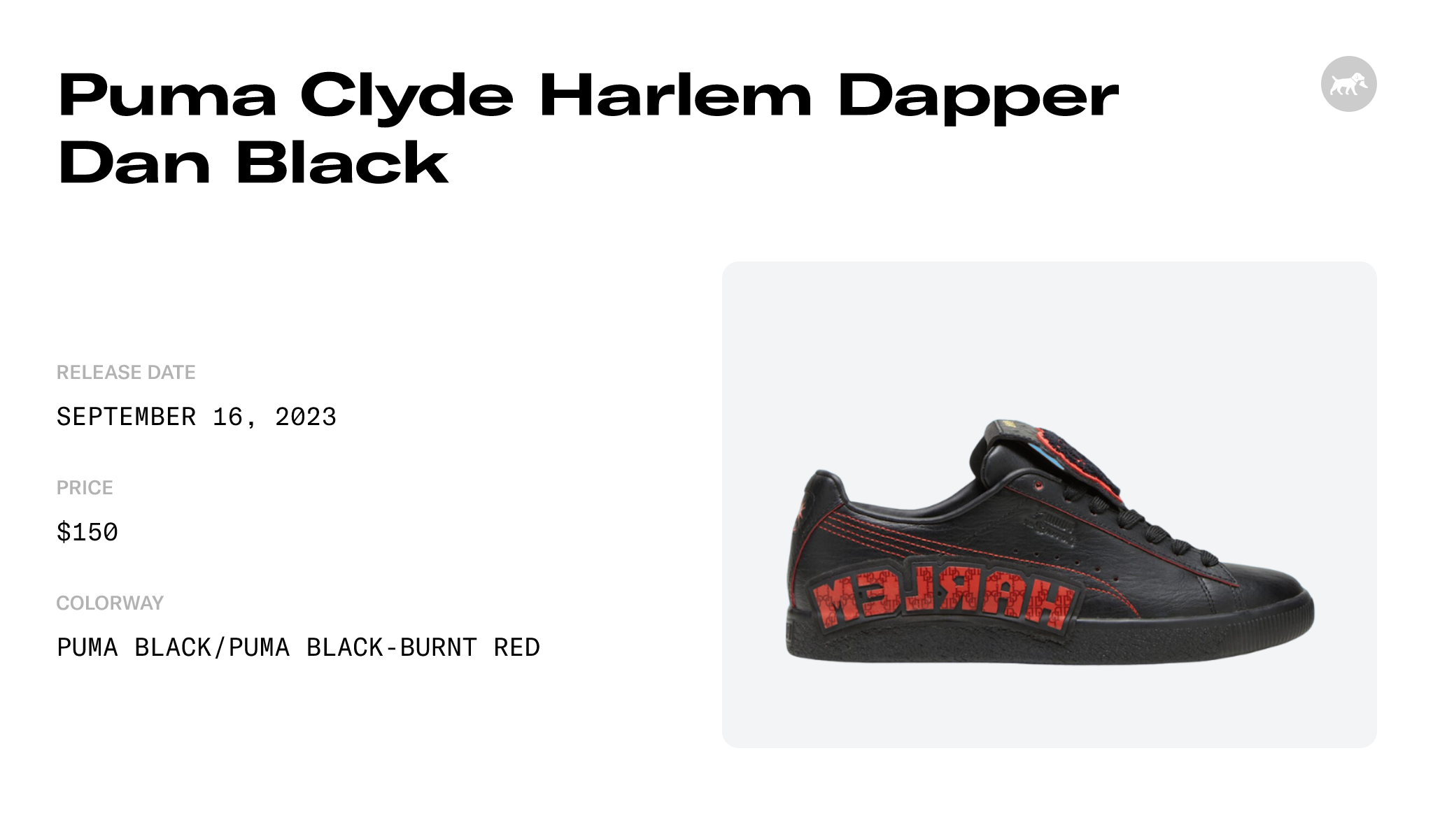 Puma Clyde Harlem Dapper Dan Black - 394491-01 Raffles and Release Date