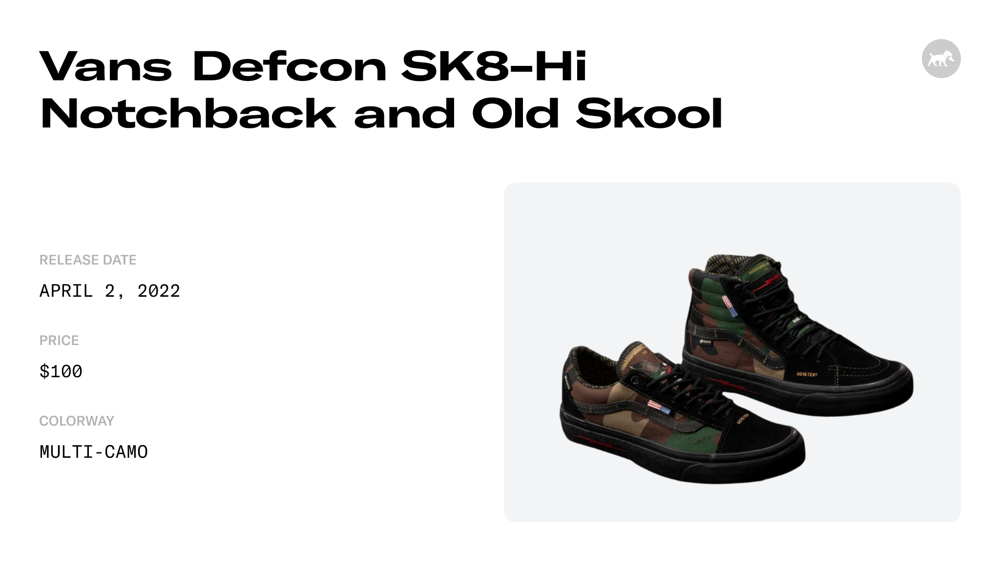 Vans Defcon SK8 Hi Notchback and Old Skool Raffles and Release