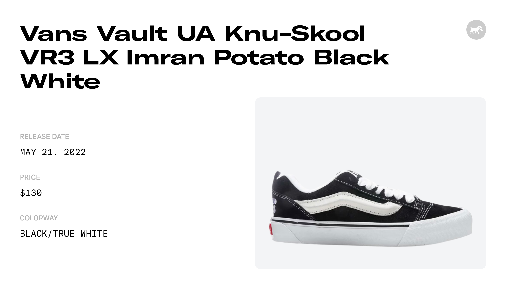 Imran Potato Knu-Skool Vans 'Black